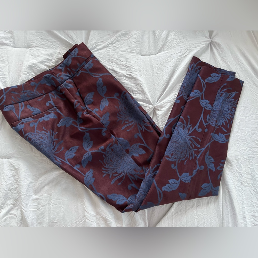 Versona mid-rise floral ankle pant